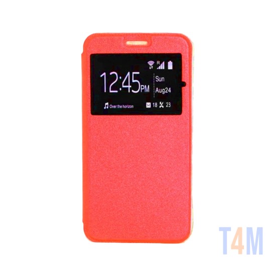 Flip Case for Samsung Galaxy J4 2018 Red